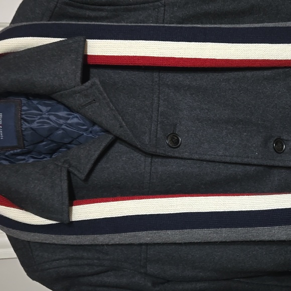 Tommy Hilfiger Mens Jacket - Wool Melton Classic Double Breasted Peacoat… - Picture 3 of 7